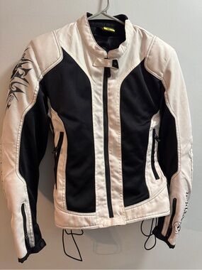 Scorpion Exo Women’s White & Black Motorcycle Jacket